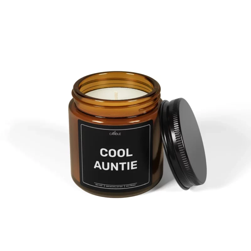 Cool Auntie Gift Soy Candle - Amber Jar 4oz | EL Candle